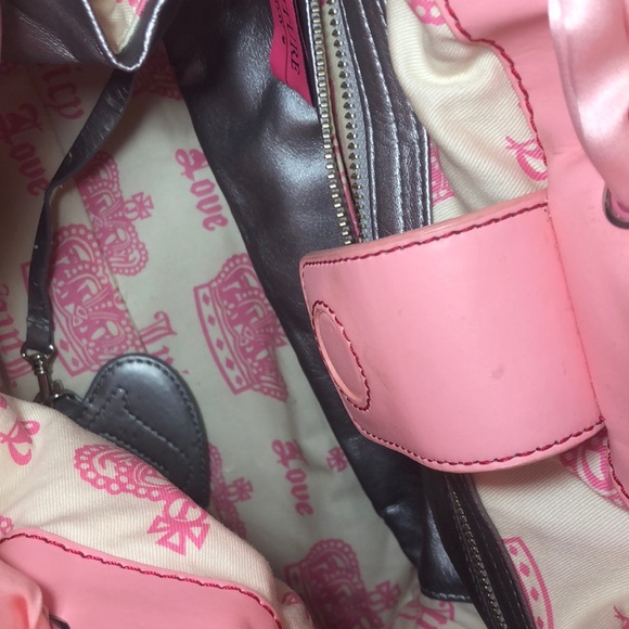 Juicy couture daydreamer purse velvet bow cherry - Picture 7 of 8